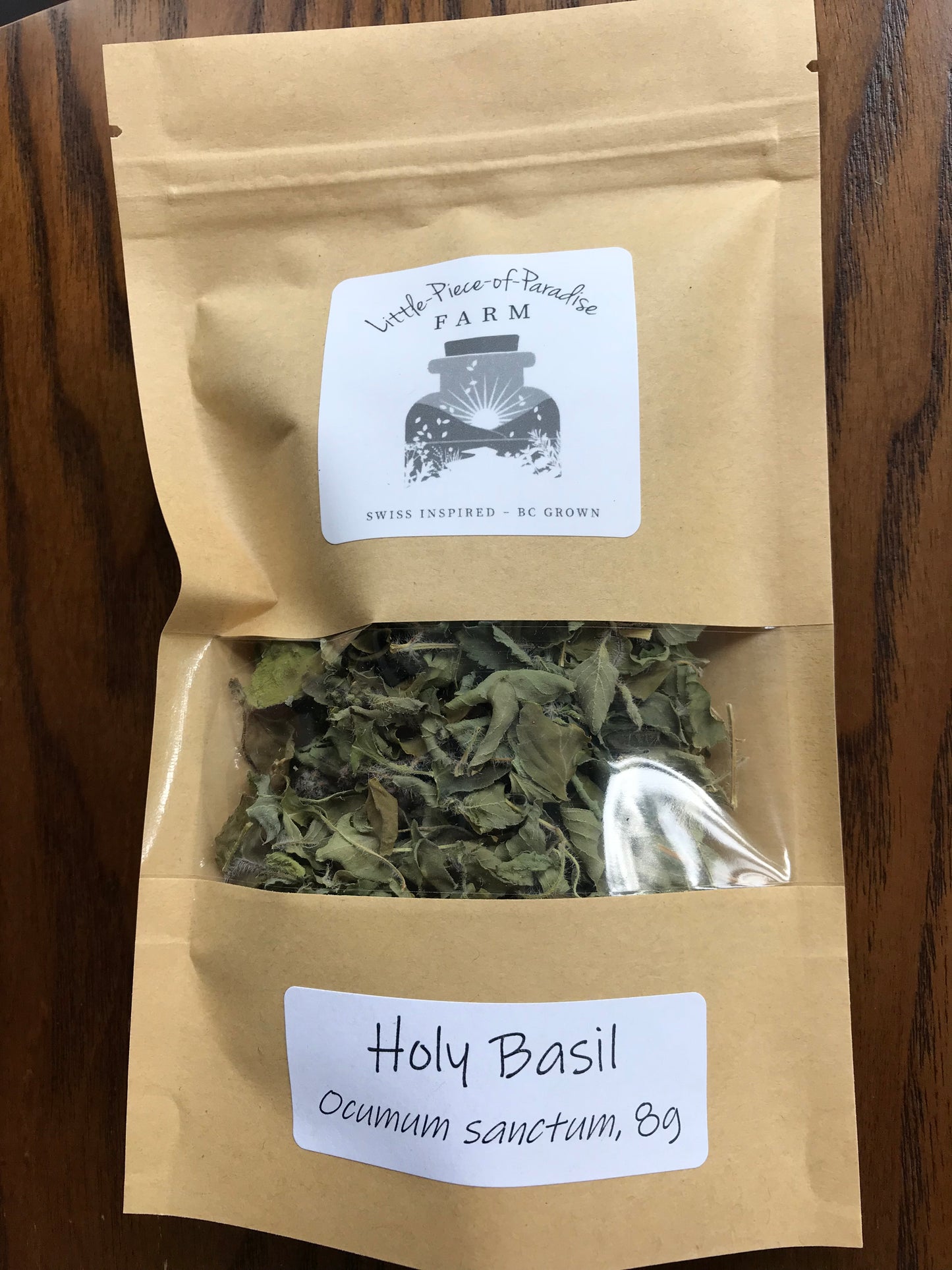 Organic Holy Basil/Tulsi, Ocumum sanctum, Sustainable Canadian Farm Grown