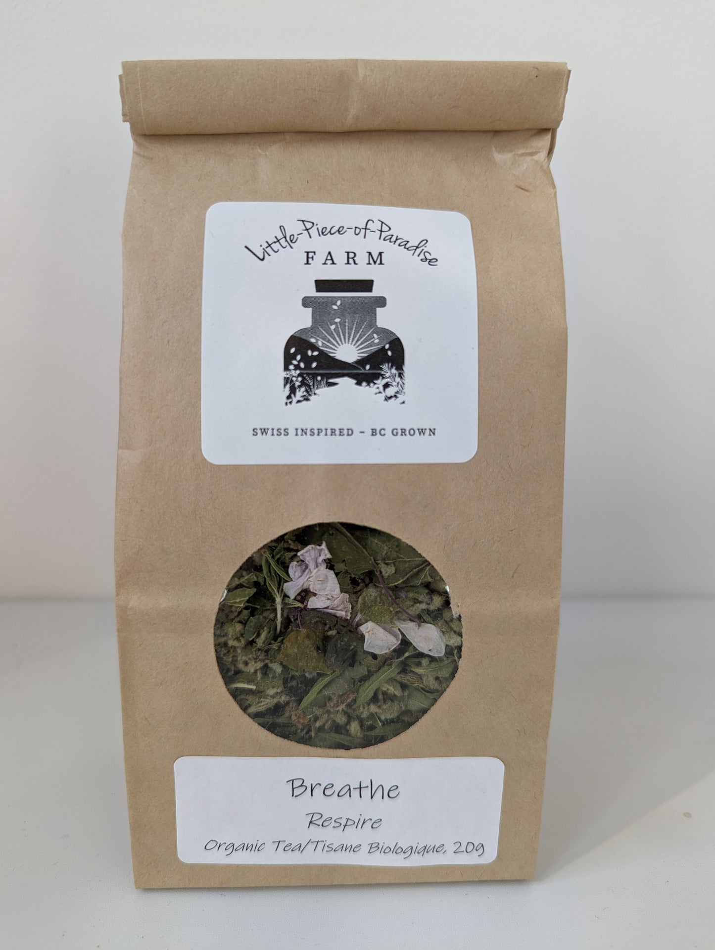 Organic Breathe Tea, Sustainable Farm Grown Loose Leaf Herbal Infusion