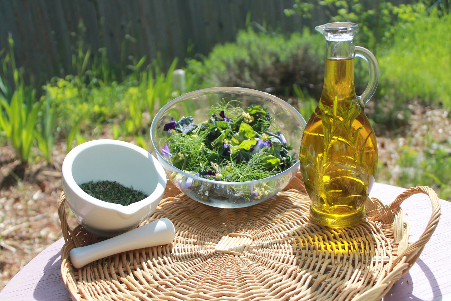 Organic Secret Garden Salad Herb Mix, Sustainable Farm Grown Herbs