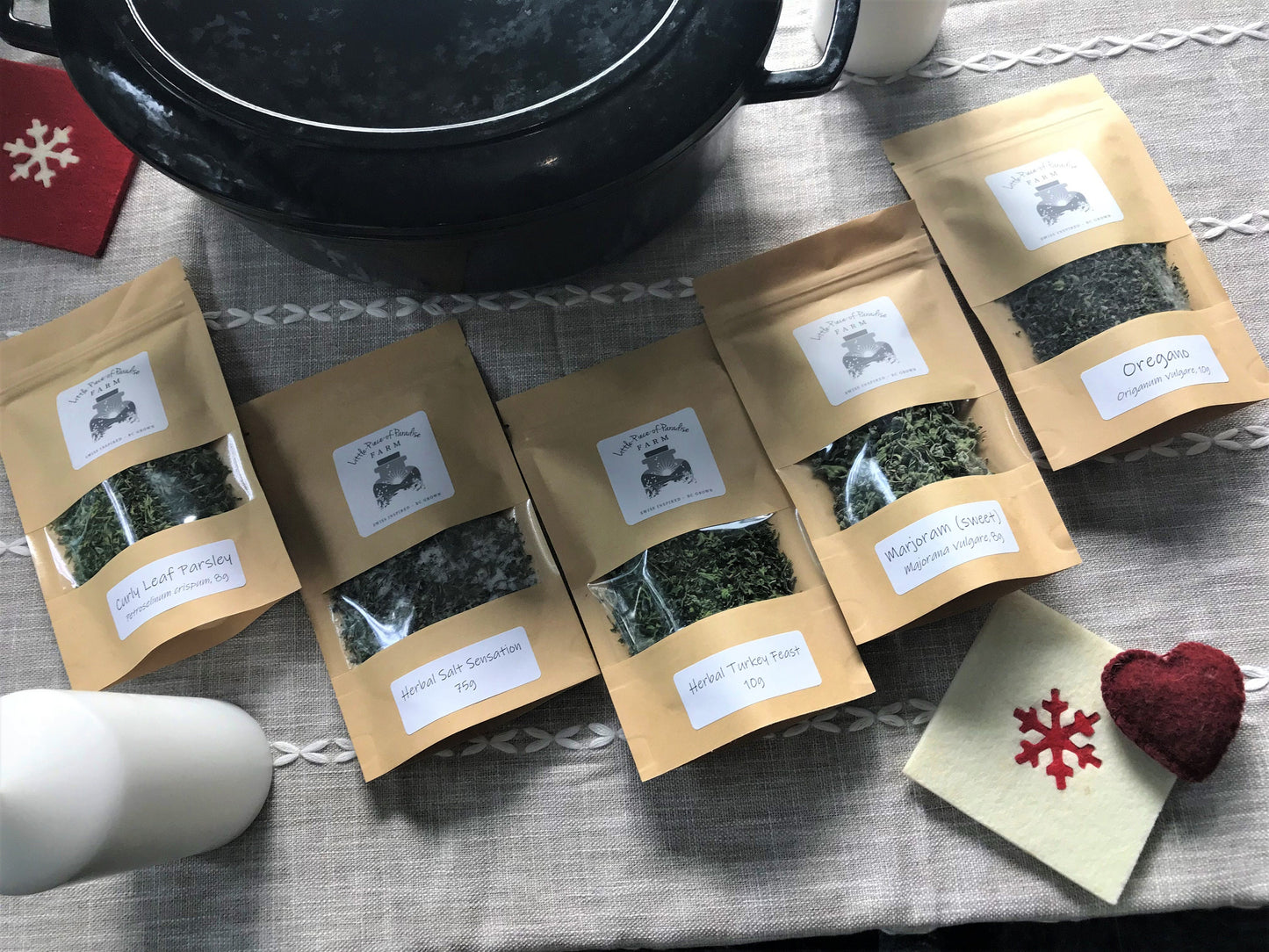 Christmas Culinary Herb Gift Set